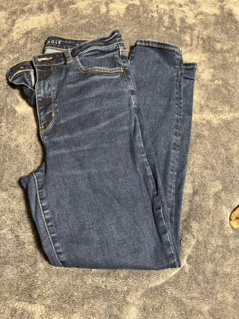 American Eagle Outfitters Dark Blue Skinny Jeans